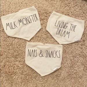 Set of 3 Rae Dunn Bandana Bibs